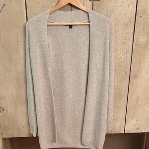Cyrus Heather Gray Long Cardigan